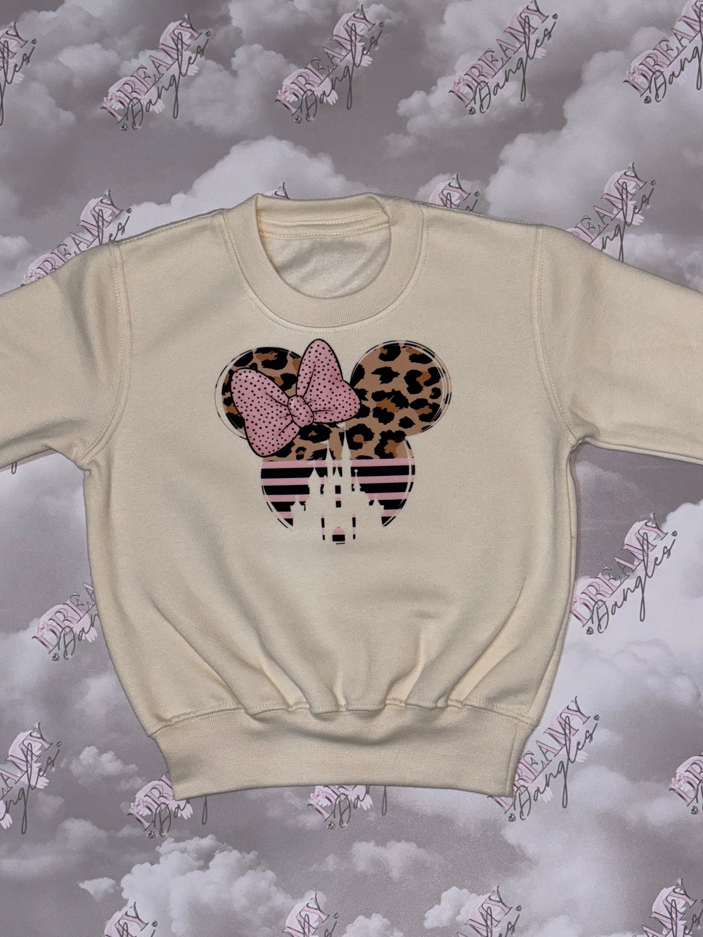 Leopard mouse sweatshirt