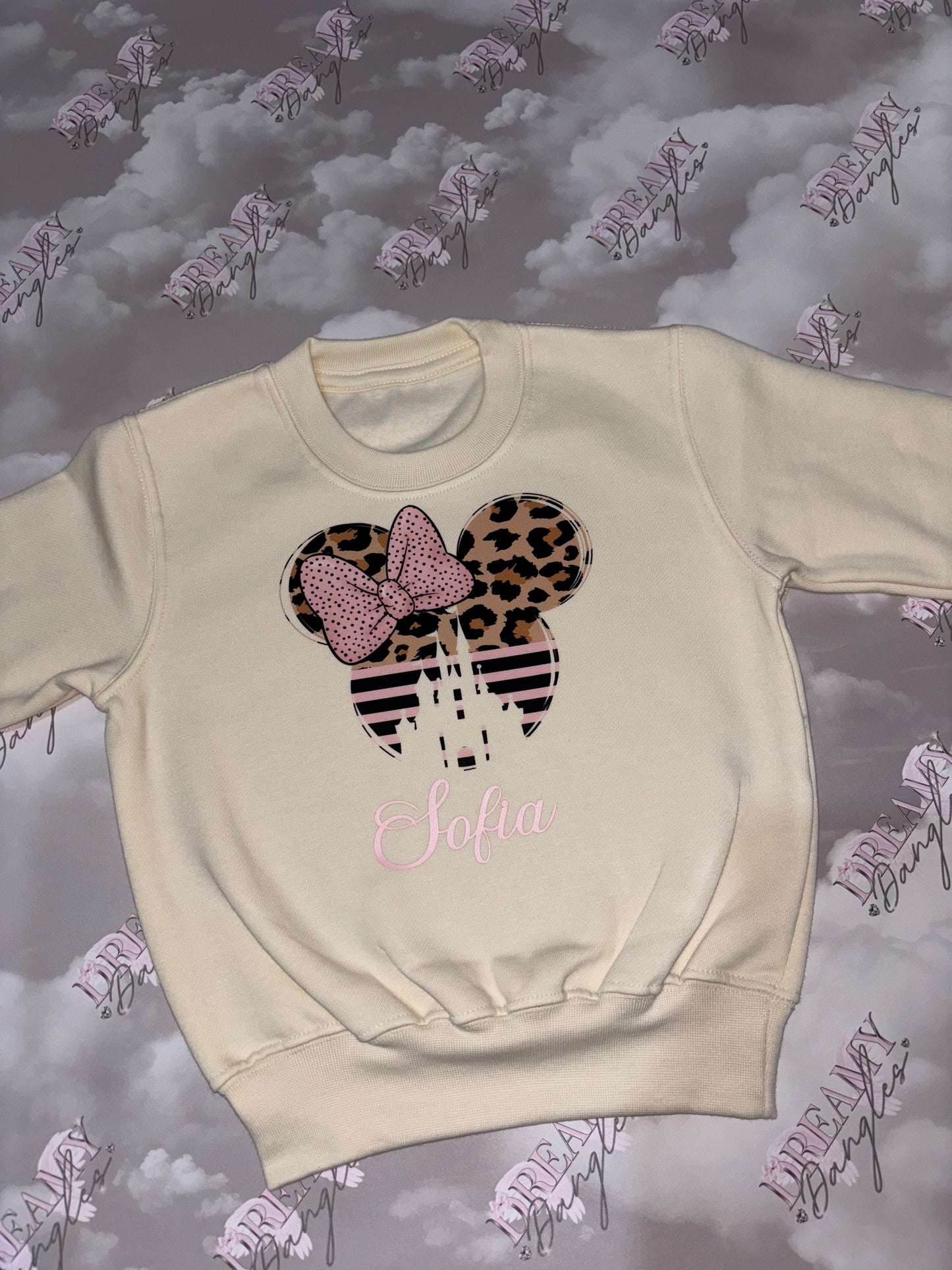 Leopard mouse sweatshirt