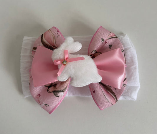 Blush Bunny bow