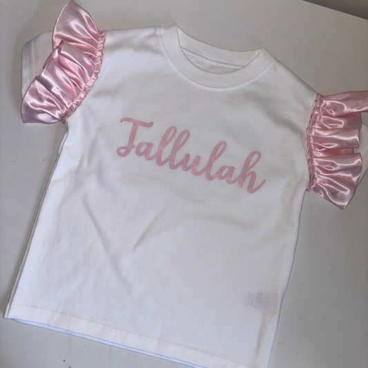 Frill sleeve top